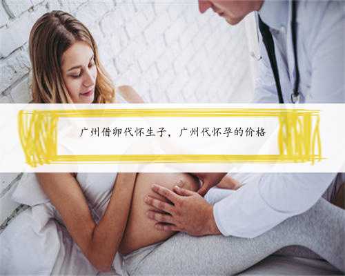 广州借卵代怀生子，广州代怀孕的价格
